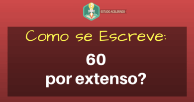 Como se Escreve 60 por extenso