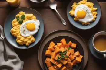 rotina matinal cafe da manha com ovos